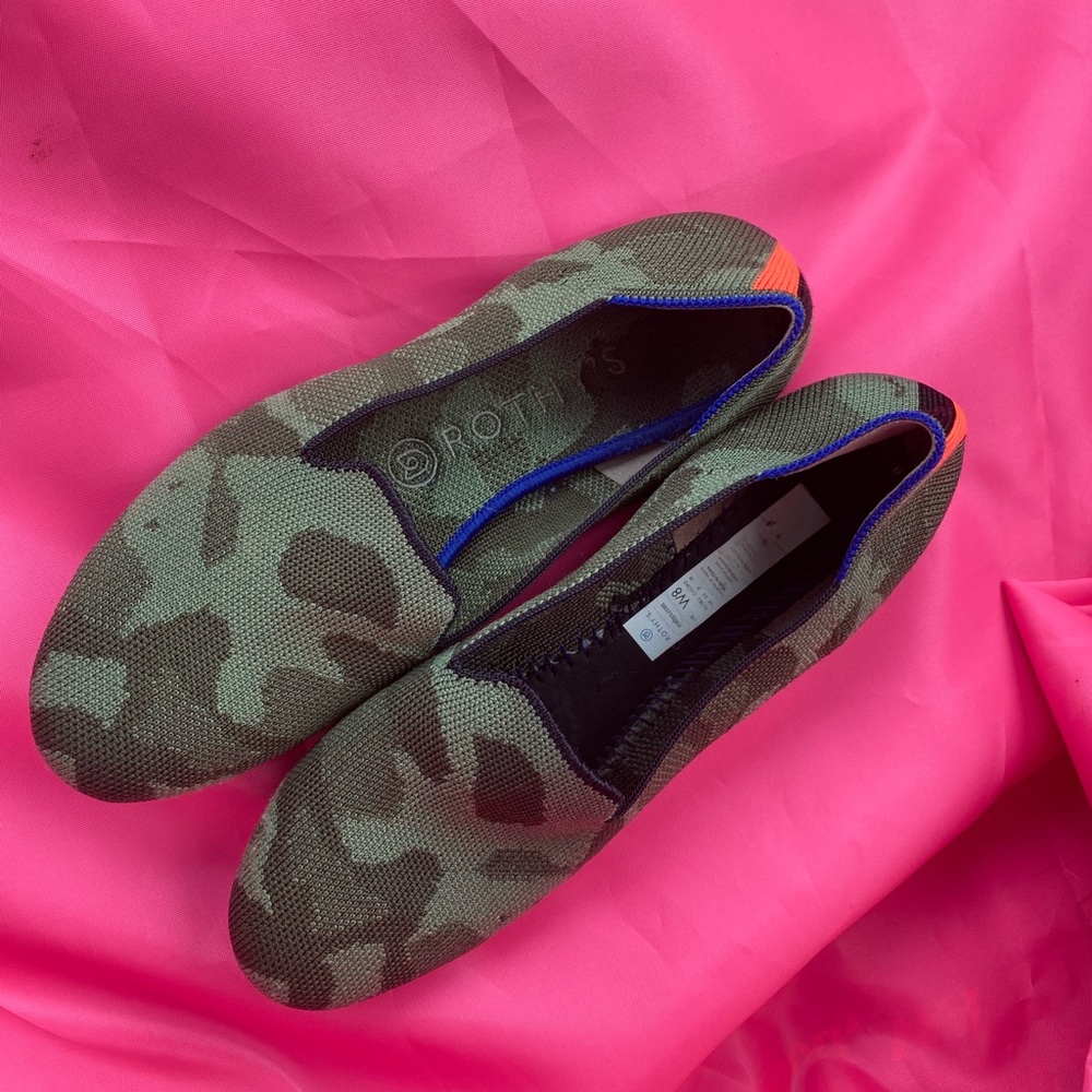 Rothy’s camo loafers